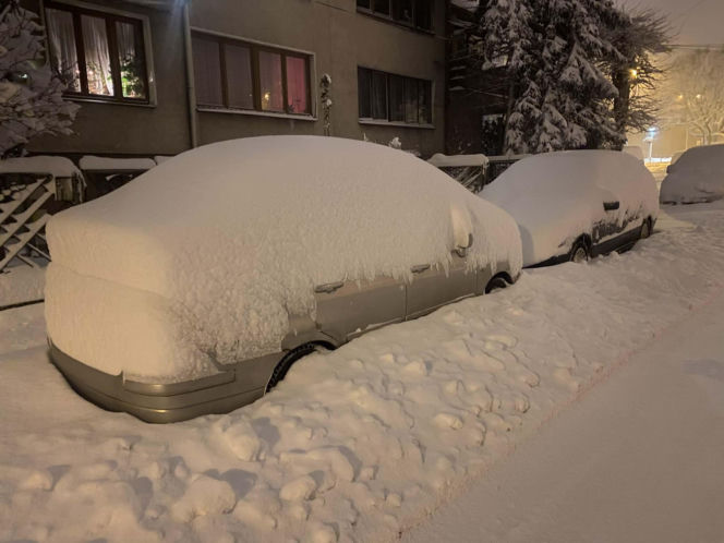 Zima w Olsztynie - 31 grudnia 2025