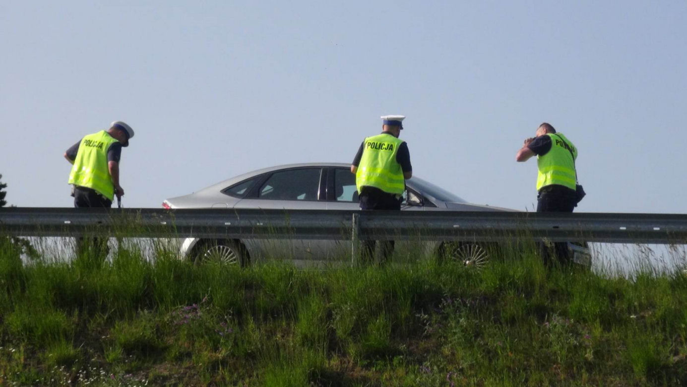A2 pieszy potrącony na autostradzie