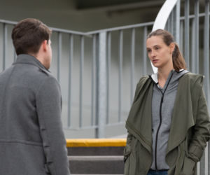 Na Wspólnej, odcinek 3110. Magda (Natalia Klepacka), Michel (Mariusz Ochociński)