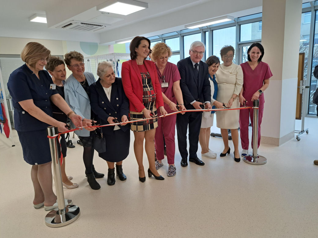 Remont Ośrodka Rehabilitacji i pokaz użycia egzoszkieletu - Szpital im. św. Łukasza w Tarnowie