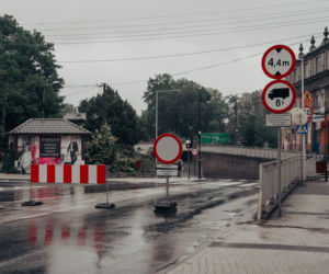 Zamknięty tunel w Brwinowie