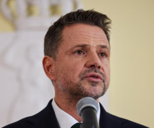 Konferencja prasowa Rafała Trzaskowskiego