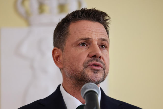 Konferencja prasowa Rafała Trzaskowskiego