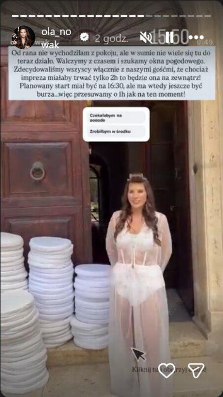 Ola Nowak powiedziała "TAK"! Luksusowa ceremonia robi wrażenie