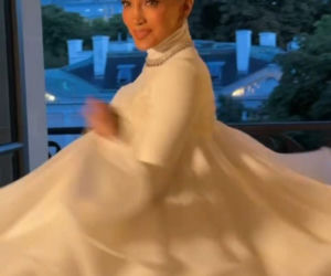 Jennifer Lopez w sukni Stephane'a Rollanda