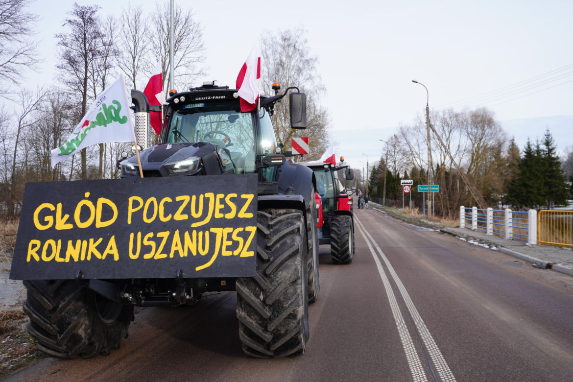 Protest rolników w Podlaskiem. Ciągniki blokują drogi w całym województwie! 