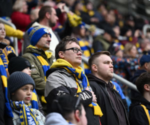 Arka Gdynia - Widzew Łódź: Zdjęcia kibiców i zawodników z meczu 25. kolejki PKO BP Ekstraklasy