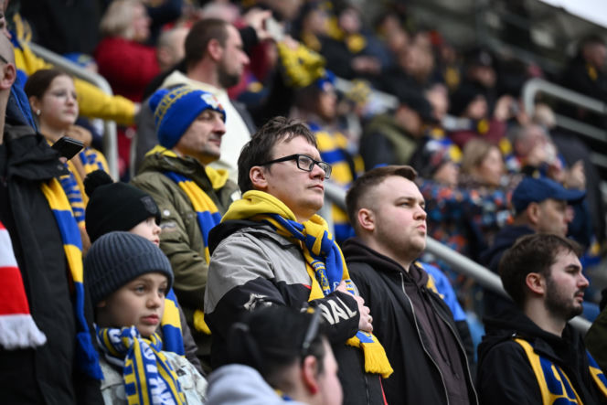 Arka Gdynia - Widzew Łódź: Zdjęcia kibiców i zawodników z meczu 25. kolejki PKO BP Ekstraklasy