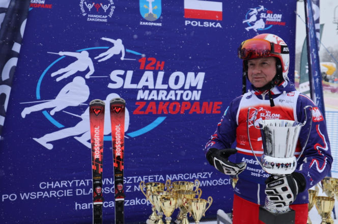 Andrzej Duda. 12H Slalom Maraton Zakopane 2026
