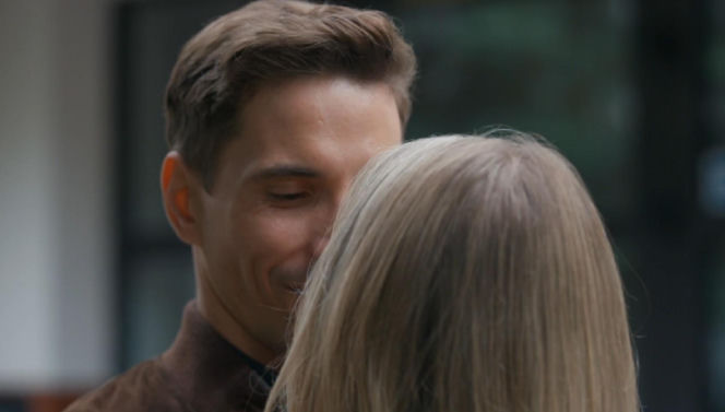 Barwy szczęścia, odcinek 3280. Tomasz (Jakub Sokołowski),Grażyna (Kinga Suchan)