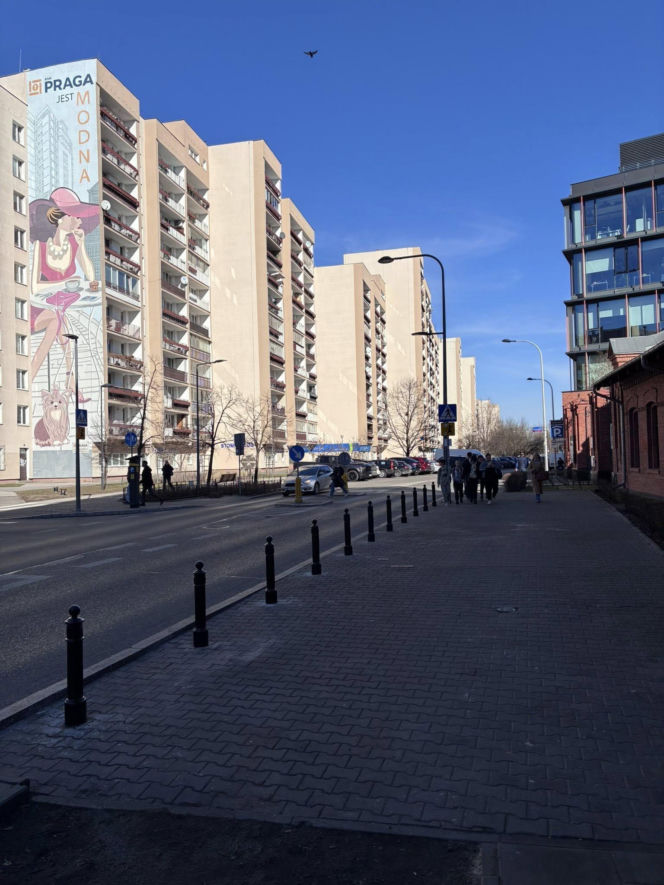 Słupki parkingowe na Pradze