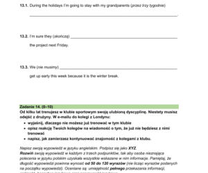 Próbny egzamin ósmoklasisty 2026 CKE: język angielski. Arkusze CKE z angielskiego [14.01.2026]