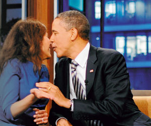 Obama flirtuje na wizji!