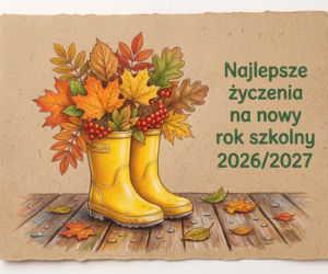 kartka na rozpoczęcie roku szkolnego