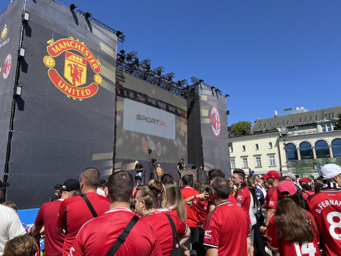 Kibice Manchesteru United i Milanu