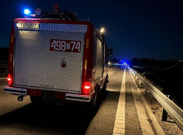 Zderzenie z jeleniem na obwodnicy Wąchocka