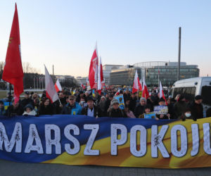 Kijów, Warszawa - wspólna sprawa!. Mieszkańcy stolicy na antywojennych protestach
