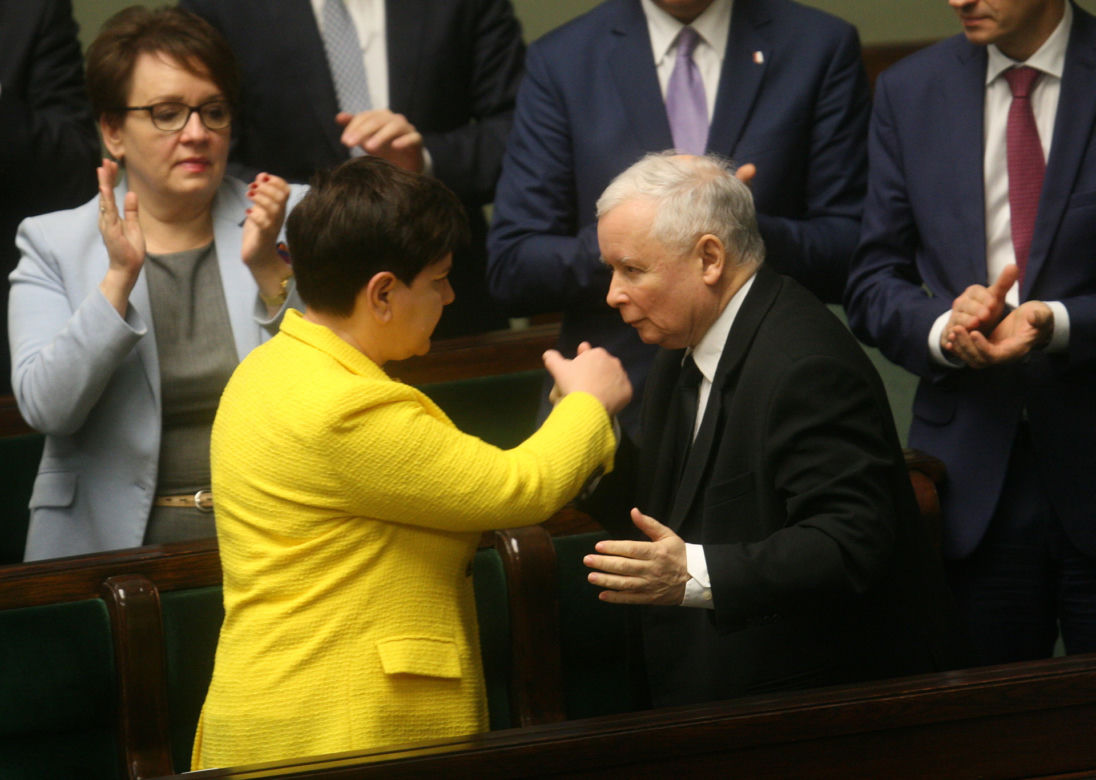 Beata Szydło,  Jarosław Kaczyński