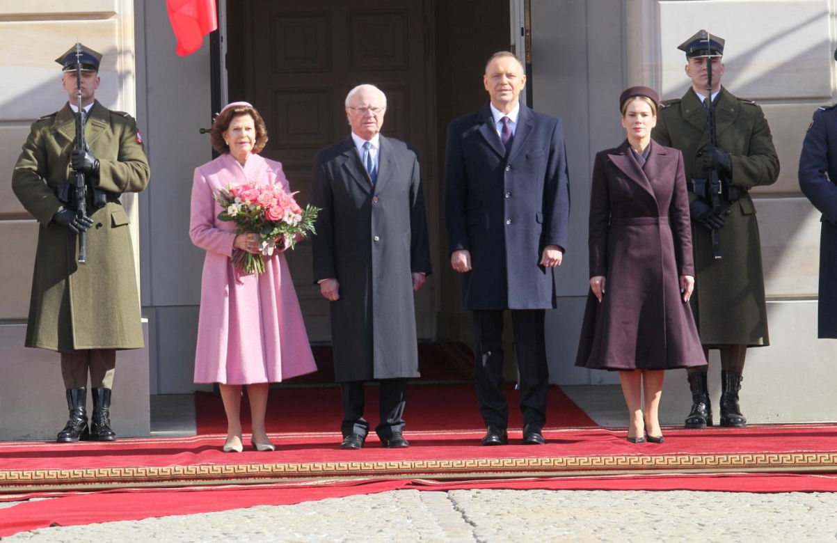 Król Karol XVI Gustaw z wizytą w Polsce