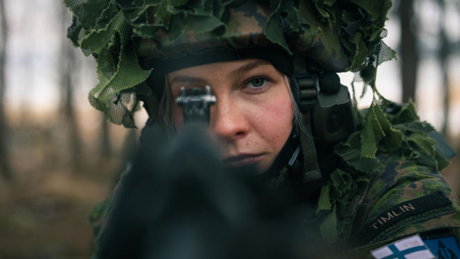 Finlandia - żołnierze podczas ćwiczeń