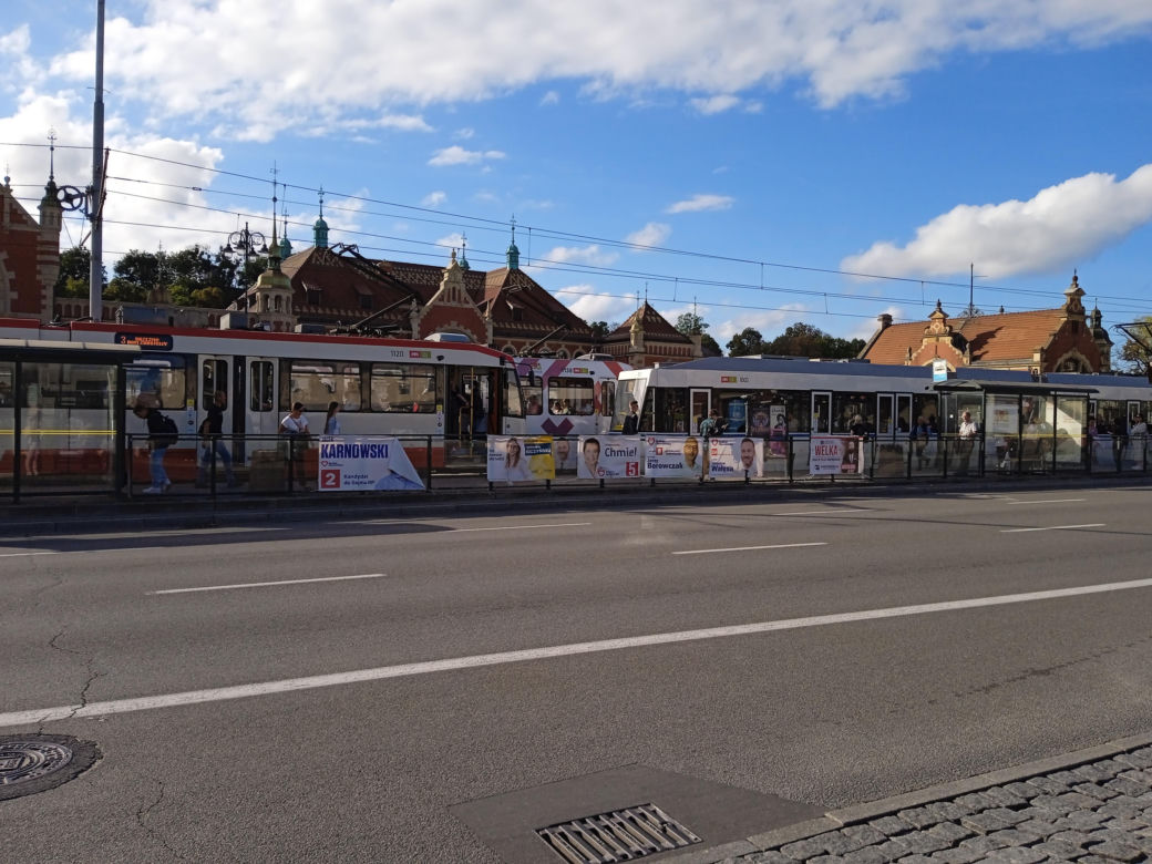 Plakaty wyborcze w Gdańsku