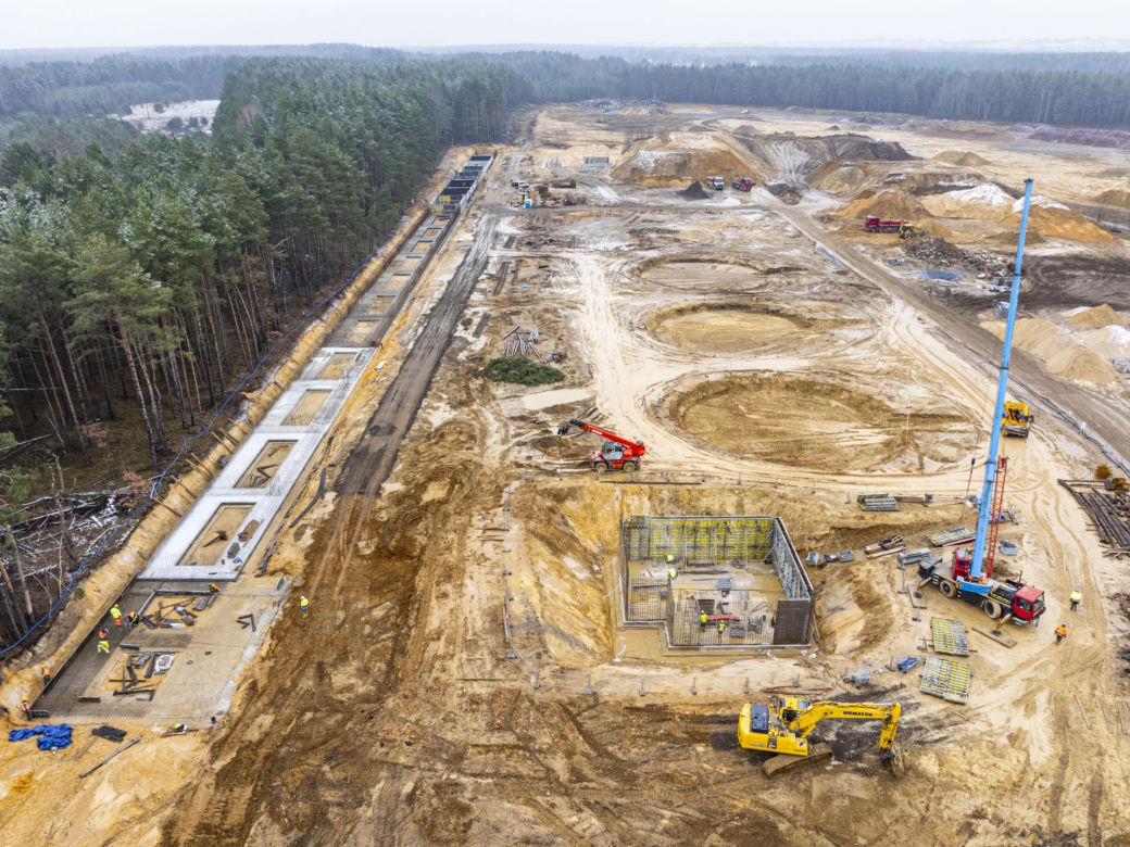Budowa multimodalnego węzła przeładunku towarów na lotnisku Katowice Airport