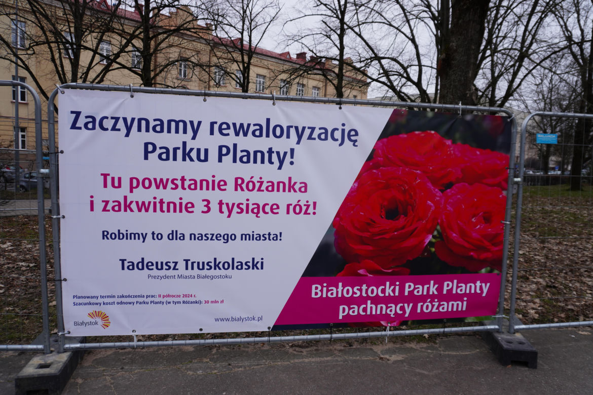 Przebudowa Parku Planty w Białymstoku