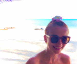 Katarzyna Zielińska na wakacjach na Bali