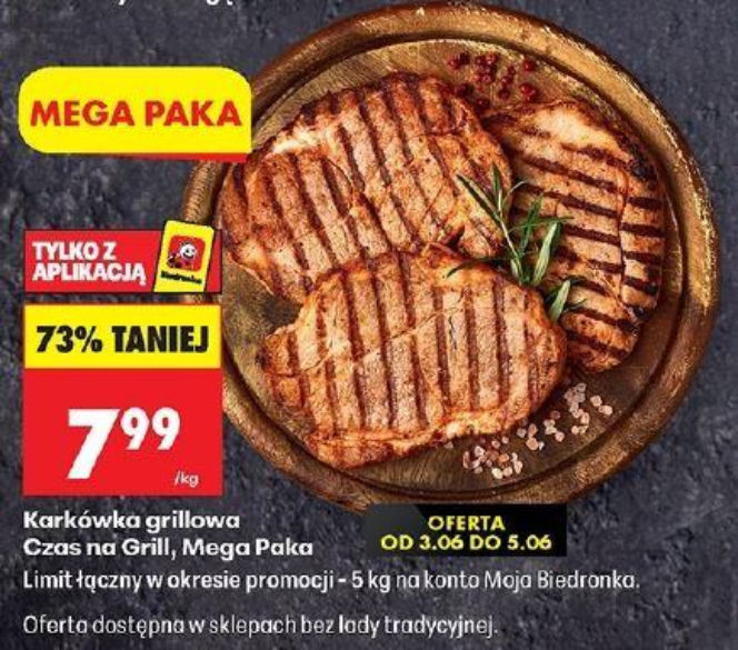 promocja na karkówkę w Biedronce