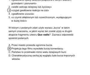 Egzamin ósmoklasisty 2020 - język polski - odpowiedzi