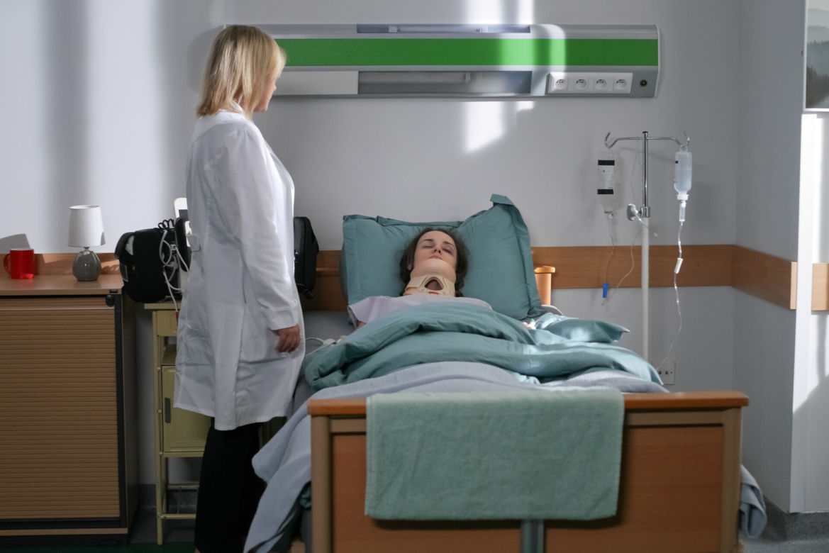 Pierwsza miłość, odcinek 3278, Melka (Ewa Jakubowska), Marysia (Aneta Zając)