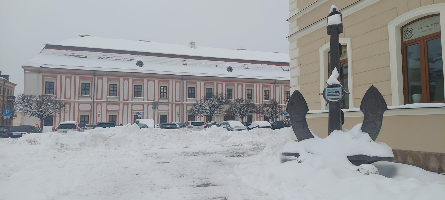 zima w Zamościu