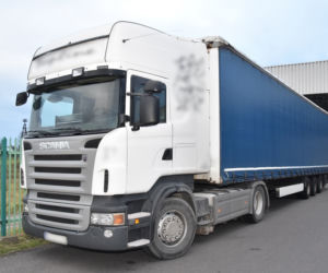 Scania z przerobionym numerem VIN zatrzymana na granicy