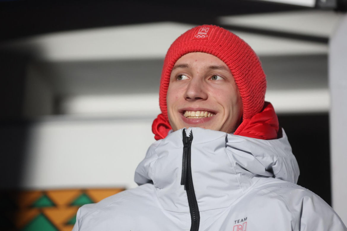 Kacper Tomasiak powitany po IO w rodzinnych stronach