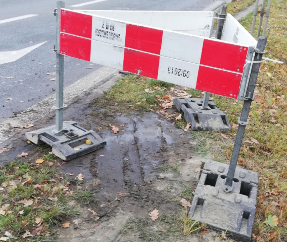 Warszawa. Bóbr wykopał norę przy jezdni! Droga groziła osunięciem
