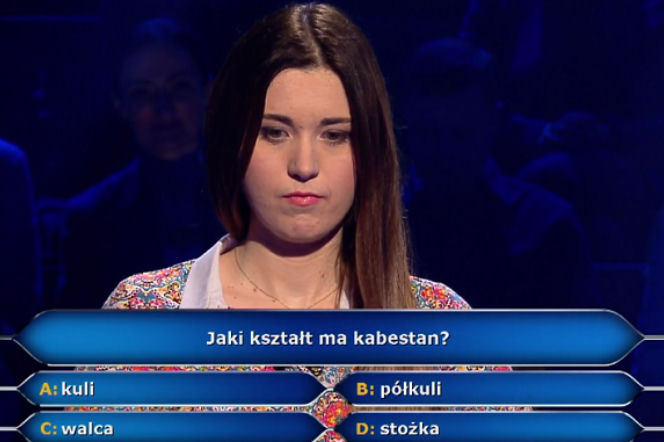 Jaki kształt ma kabestan? Pytanie w Milionerach 
