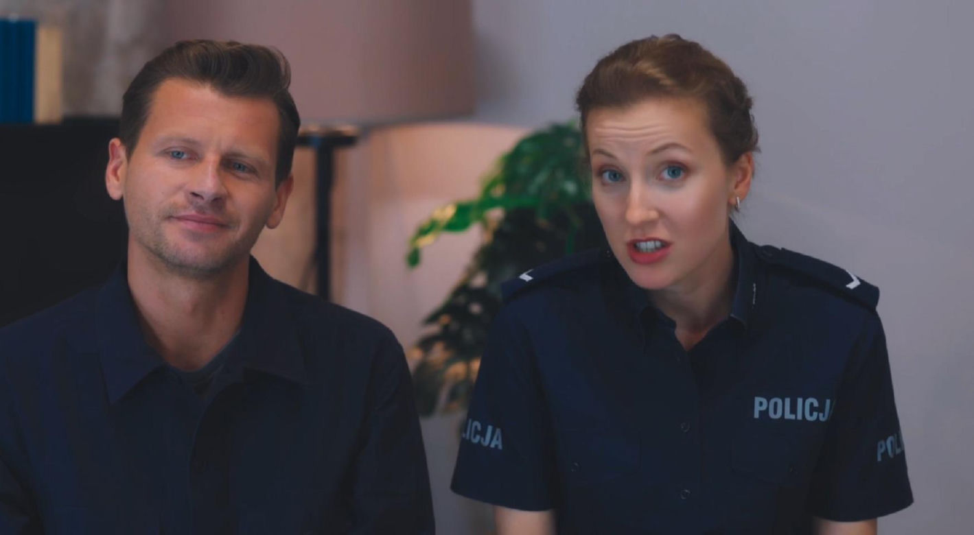 M jak miłość kulisy serialu. Adam Karski (Patryk Szwichteberg), Natalka (Dominika Suchecka)