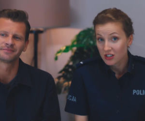 M jak miłość kulisy serialu. Adam Karski (Patryk Szwichteberg), Natalka (Dominika Suchecka)