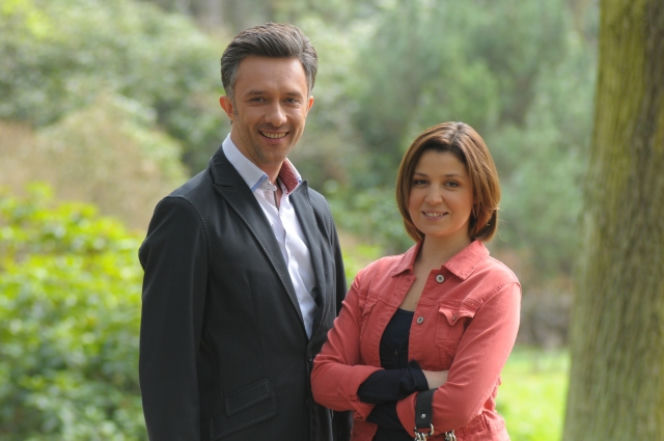 Pierwsza miłość. Kinga (Aleksandra Zienkiewicz), Artur (Łukasz Płoszajski)