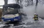 Pożar autobusu
