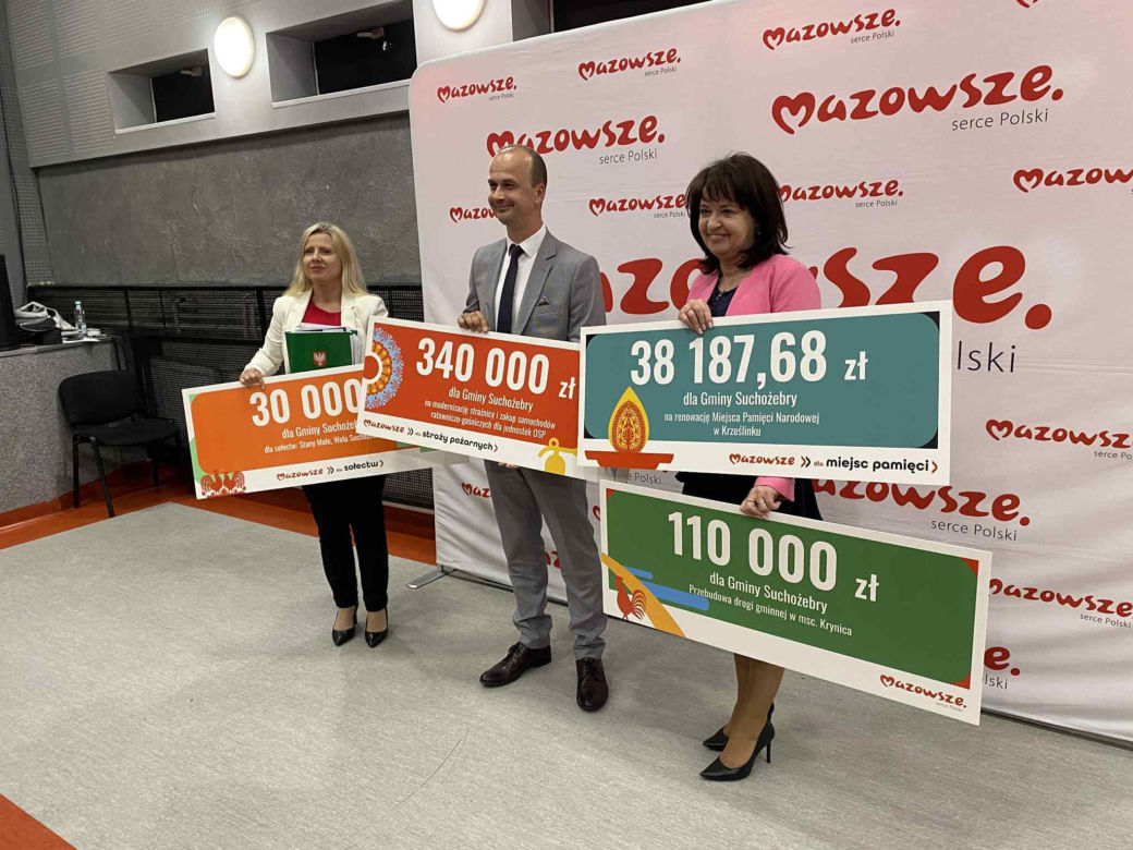Kilkadziesiąt nowych inwestycji w powiecie siedleckim z dofinansowaniem Mazowsza