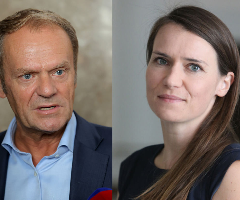Donald Tusk i Agnieszka Pomaska