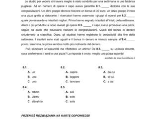 Matura próbna 2021: Język WŁOSKI. Odpowiedzi i arkusze sprawdzisz TUTAJ [ARKUSZE CKE]