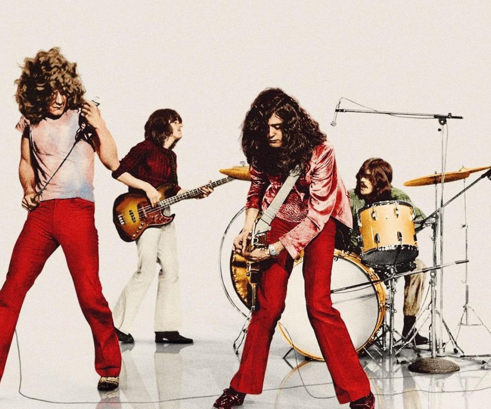 Muzycy zespołu Led Zeppelin podczas występu. O najlepszych utworach formacji przeczytasz na EskaRock.