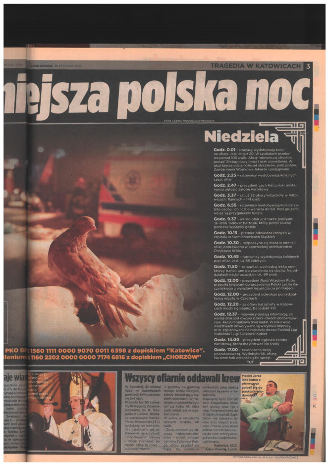 Katastrofa hali MTK w Katowicach. Materiały archiwalne