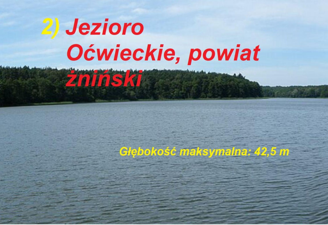 Ranking najgłębszych jezior kujawsko-pomorskiego
