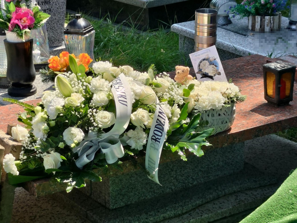 Patrycja i Bruno spoczęli na cmentarzu w Tychach. Widok grobu łamie serce