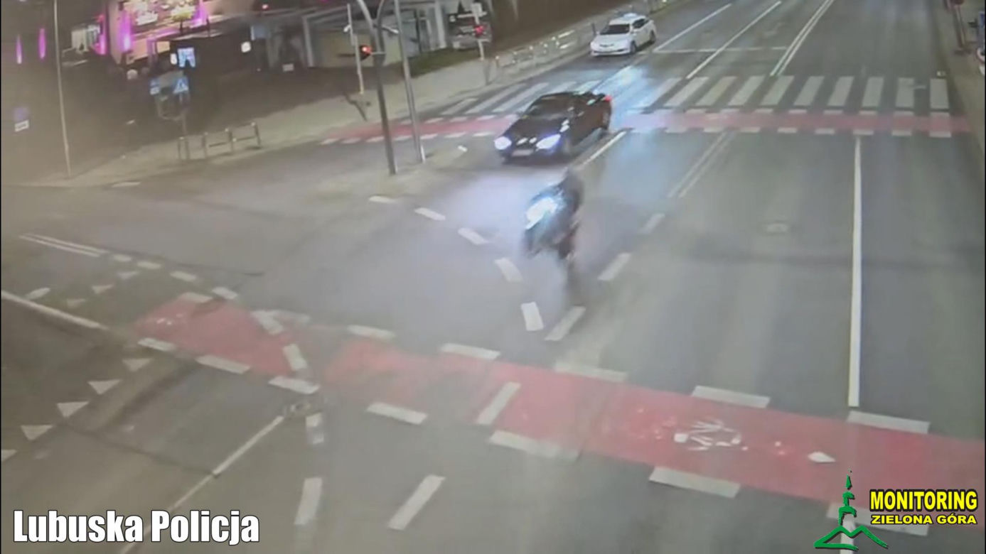 Pirat na motocyklu w Zielonej Górze