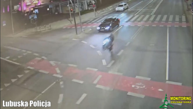 Pirat na motocyklu w Zielonej Górze