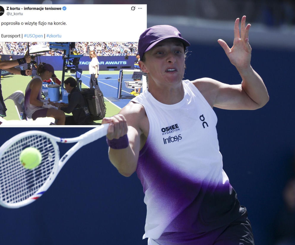 Iga Świątek żegna się z US Open. Interwencja medyczna, mecz pełen dramaturgii 